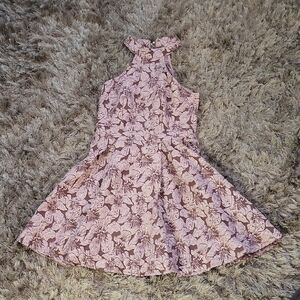 Floral Pink Kids Dress